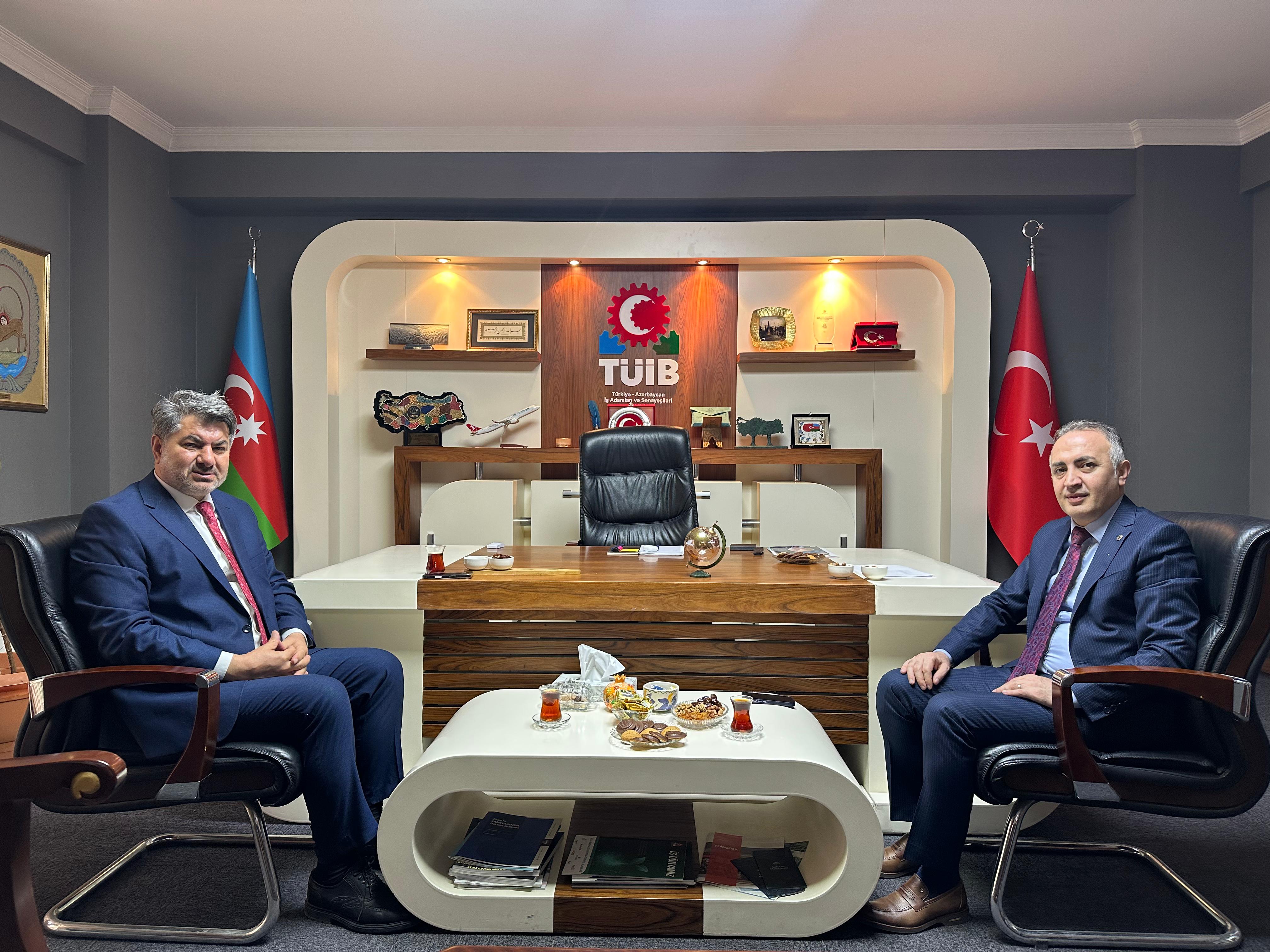 Türkiyə Respublikasının Azərbaycandakı Səfirliyinin kənd təsərrüfatı məsələləri üzrə müşaviri cənab Hakan Kalender TÜİB-i ziyarət edib